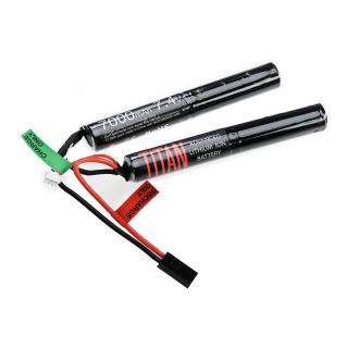Titan Power Battery Double Stick Lithium Ion 7,4v. 7000mAh  Can be used with Lipo Charger by Titan Airsoft
